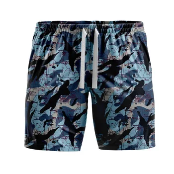 2023 Уличная одежда в стиле хип-хоп, пляжные шорты с принтом Harajuku, мужские шорты для бега трусцой, Летние шорты