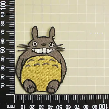 9ШТ. Милые нашивки с рисунком Тоторо для утюга на одежде из детского аниме Animal Crossing Для массового ремонта одежды, рюкзаков, курток, кошек