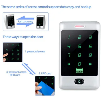 IP65 Водонепроницаемый Дверной Замок Система Безопасности RFID Клавиатура Металлическая Сенсорная Автономная Система Контроля Доступа