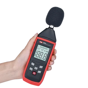 TASI TA8151 Цифровой измеритель уровня звука 30-130 дБ ЖК-тестер шума Измерительный прибор Сигнализации