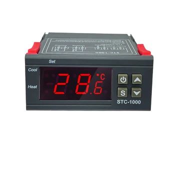 Z30 STC-1000 STC 1000 СВЕТОДИОДНЫЙ Цифровой Термостат для Инкубатора Регулятор Температуры Терморегулятор Реле Охлаждения Тепла 12V 24V 220V