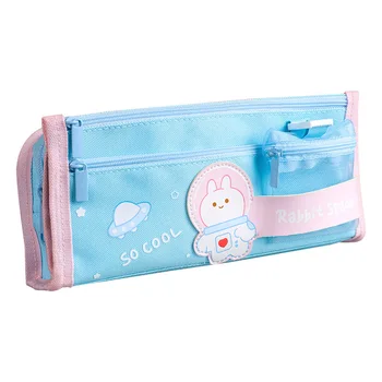 Большая вместительная сумка для ручек для девочек Kaba Bear, милая Японская сумка для канцелярских принадлежностей Ins, новая мода для ручек для девочек начальной школы