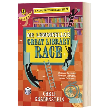 Великая библиотека мистера Лемончелло Race 3, Детские книги для детей 9, 10, 11, 12 лет, Английские книги, Фантастические романы 9780141387680