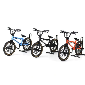 Гоночный велосипед из мини-сплава 1:8, литая под давлением модель Металлического горного велосипеда, карманная портативная коллекция симуляторов, Подарки, игрушки для детей
