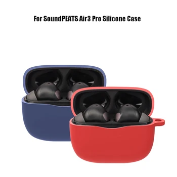 Для гарнитуры SoundPEATS Air 3 Pro, моющийся защитный чехол, легкий чехол, ударопрочный водонепроницаемый силиконовый рукав