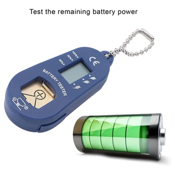 Карманный брелок для проверки заряда батареи, портативный и легкий тестер для проверки оставшегося заряда батареи.