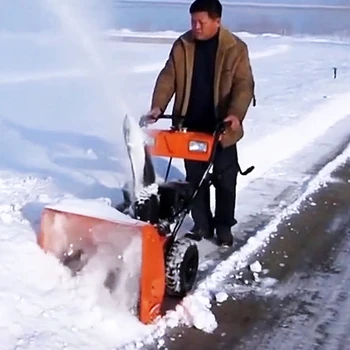 Квадроцикл со снегоуборочной машиной, 2-ступенчатая снегоуборочная машина, передний трактор-снегоуборочная машина