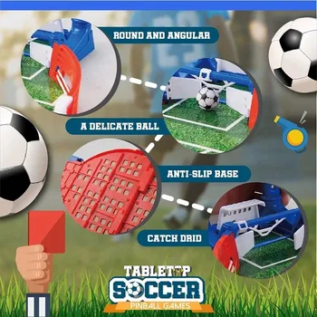 Мини-настольный спорт Футбол Футбольные вечеринки Игры Двойные Интерактивные игрушки для детей Дети Взрослые Настольные игры Игрушки Подарок для детей