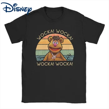 Мужская Женская Футболка Fozzie Wocka Bear Muppet Show Сумасшедшая Футболка Из Чистого Хлопка С Коротким Рукавом Disney T Shirt Одежда Для Взрослых