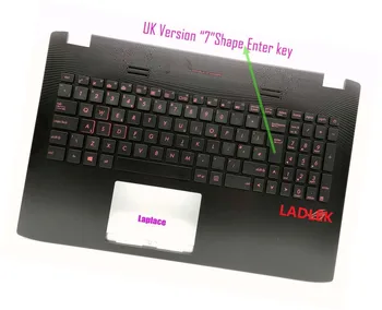 Новая британская клавиатура с подсветкой для Asus ZX50VW FZ50 FZ50VW G552VW G552VX Упор для рук