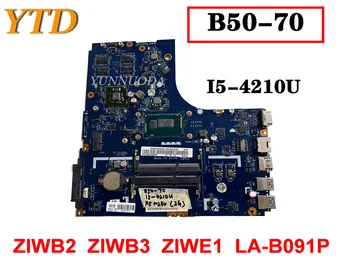 Оригинал для LenovoLenovo B50-70 N50-70 B50-80 Материнская плата ноутбука I5-4210U R5 M230 3GB ZIWB2 ZIWB3 ZIWE1 LA-B091P протестирована хорошо fr