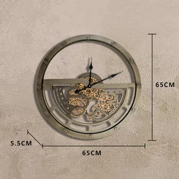 Украшение для дома Настенные часы Кварцевые Современные Уникальные настенные часы Гостиная Иглы Бесшумная Кухня Мода Золото Reloj Pared Art Decor