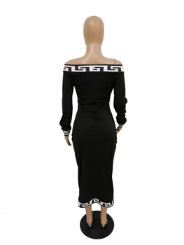 Черное облегающее платье с открытыми плечами, Женский Мини-сарафан, Винтажный Цветочный Весенний рукав, Свободные Короткие платья для пляжного отдыха, Vestido